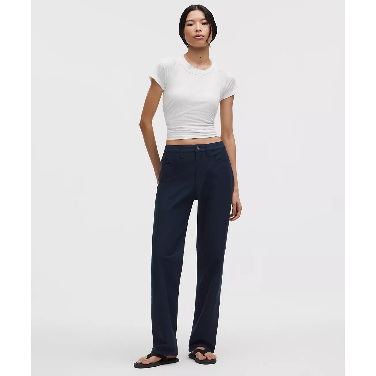 Lululemon 5 Pocket Pant 30" Women's Size 4 True Navy Quiet Luxury Minimalist